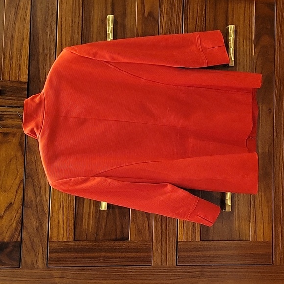 Ellen Tracy Red Cotton Jacket - Picture 2 of 7